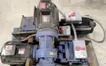 Lot of (4) Electric Motors with reduction gears.
