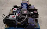 Lot of (4) Electric Motors with reduction gears.