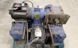 Lot of (4) Electric Motors with reduction gears.