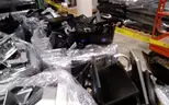 Miscellaneous lot of used computer monitor.