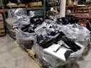 Miscellaneous lot of used computer monitor.