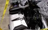 Miscellaneous lot of used computer monitor.