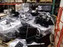 Miscellaneous lot of used computer monitor.