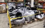 Miscellaneous lot of used computer monitor.