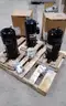 Lot of (3) Copeland scroll compressors, Model: ZP103KCE-TF5-950. New and unused.