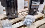 Lot of (3) Copeland scroll compressors, Model: ZP103KCE-TF5-950. New and unused.
