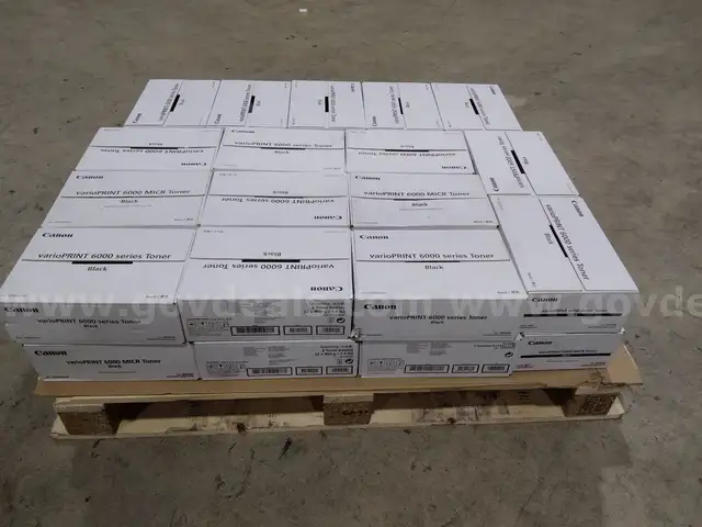 Lot of (32) Canon Varioprint 6000 series toners. All New and unused.