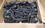 Lot of Harris and M/A-Con mobile radios and accessories.
