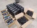 Lot of Harris and M/A-Con mobile radios and accessories.