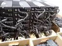 Lot of Harris and M/A-Con mobile radios and accessories.
