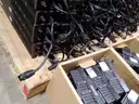 Lot of Harris and M/A-Con mobile radios and accessories.