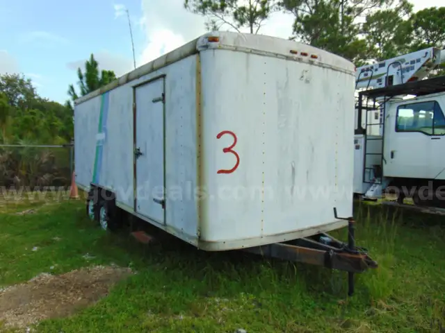 12-2019/ 1997 Pace America enclosed trailer. Pros 25-18 #3