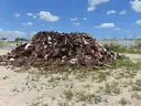 Lot of Scrap metal rail plates and rubber boots. DTPW 25-01