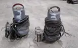 Lot of (2) KSB wastewater submersible pumps, KRTK 100-253