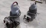 Lot of (2) KSB wastewater submersible pumps, KRTK 100-253