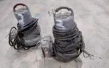 Lot of (2) KSB wastewater submersible pumps, KRTK 100-253