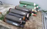 Lot of (20) oxygen and acetenyl tanks