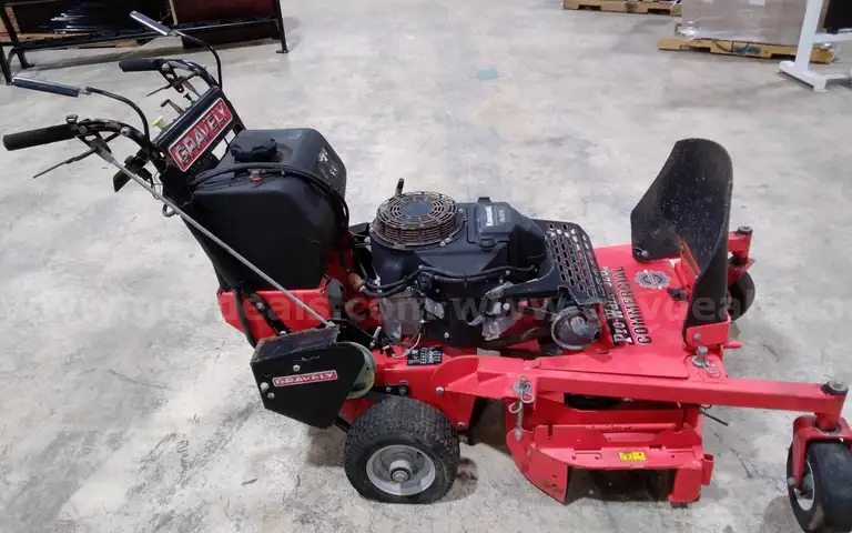 704897/ Gravely, walk behind, Commercial  Pro-walk 32G mower, Powered by Kawasaki FS481V gas engine.