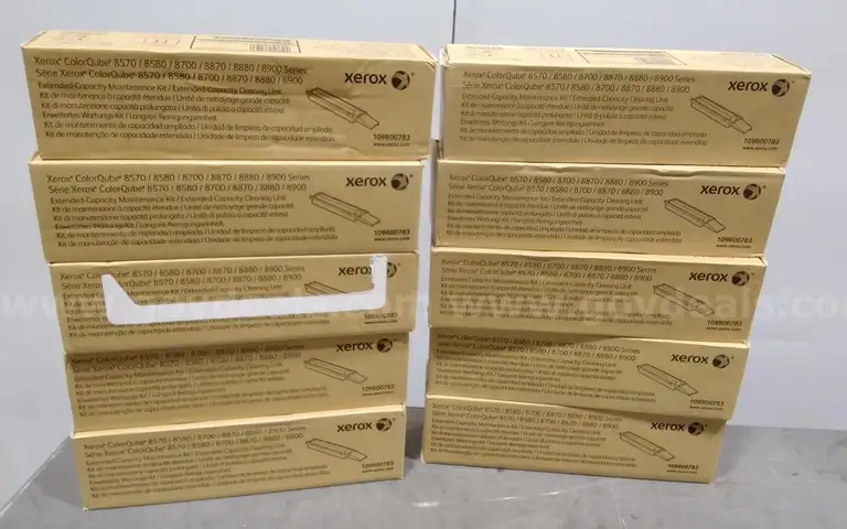 Lot of (10) Xerox 109R00783 Extended-Capacity Maintenance Kits. New in original packaging