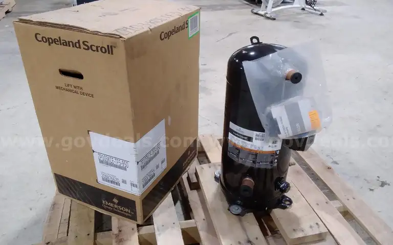 Emerson Copeland Scroll Compressor. Model: ZP103KCE-TF5-950. 230 Volt, 3ph, 60hz. New unused.