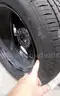 Lot of (4) Firestone Fire-Hawk Pursuit tires (275/55R20 113V M&#x26;S) mounted on Chevrolet 6 bolt stock black rims.
