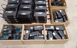 Lot of Harris and M/A-COM Mobile radio equipment. Models: M7300/M5300