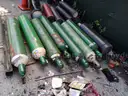 Lot of (14) oxygen and acetenyl tanks