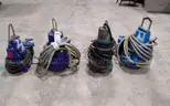 Lot of (4) Submersible wastewater pumps.