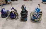 Lot of (4) Submersible wastewater pumps.