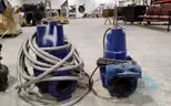 Lot of (4) Submersible wastewater pumps.