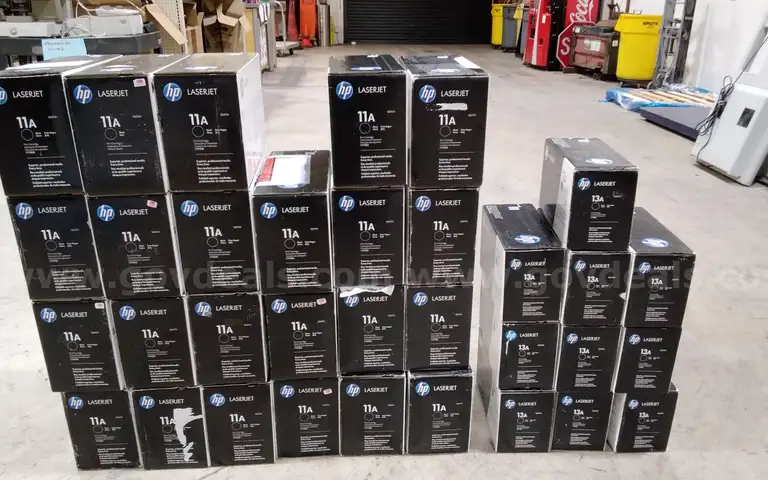 Lot of (33) HP Toners. All new and unused Expired.