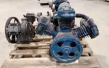 Lot of (3) Air compressor heads. For parts or repair.