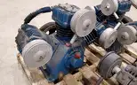 Lot of (3) Air compressor heads. For parts or repair.