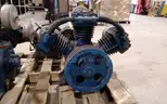 Lot of (3) Air compressor heads. For parts or repair.