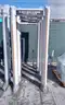 Lot of (10) Walk through metal detectors.