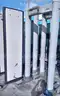 Lot of (10) Walk through metal detectors.