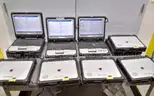 Lot of (13) Panasonic i5 CF-33 Toughbooks with CF-VEK33 keyboard bases