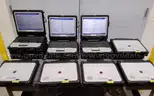 Lot of (13) Panasonic i5 CF-33 Toughbooks with CF-VEK33 keyboard bases