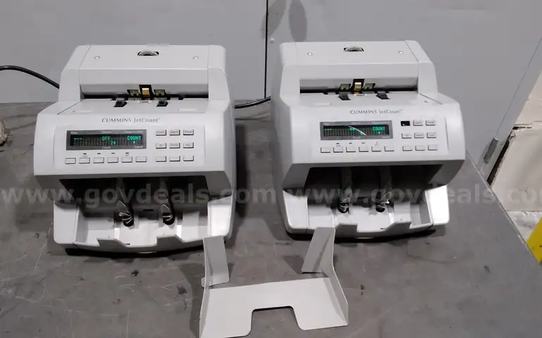 Lot of (2) Cummins Allison JetScan 4022 jetcount.