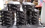 Lot of (19) Harris M7300/M5300 mobile radios with control heads.