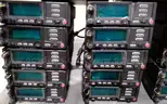 Lot of (19) Harris M7300/M5300 mobile radios with control heads.
