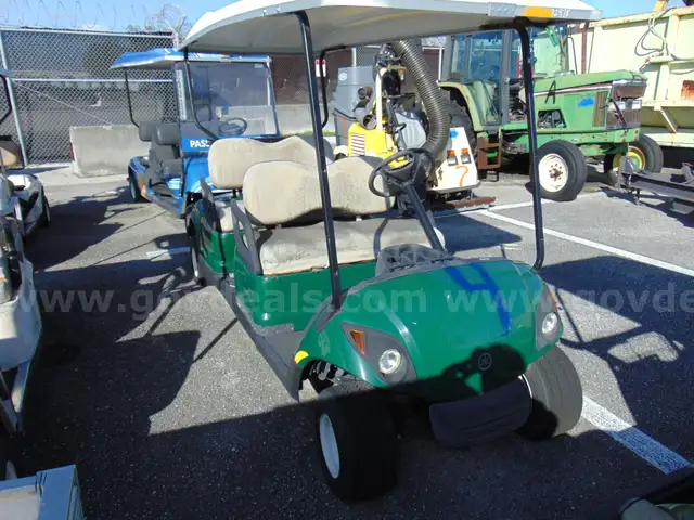 2011 Yamaha electric golf cart. MIA 26-06 #4