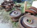 Lot of scrap train wheels. DTPW 26-06