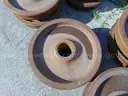 Lot of scrap train wheels. DTPW 26-06