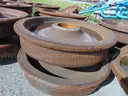 Lot of scrap train wheels. DTPW 26-06