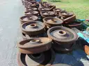 Lot of scrap train wheels. DTPW 26-06