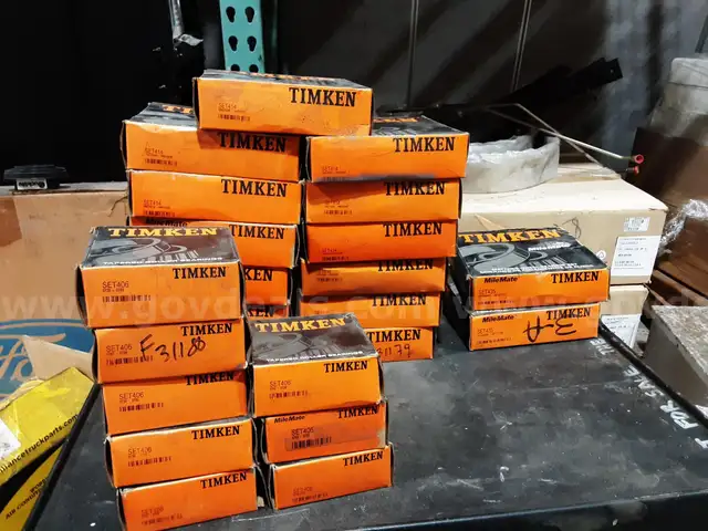 Lot (42) of Timken Bearings and Cups. New /Old stock