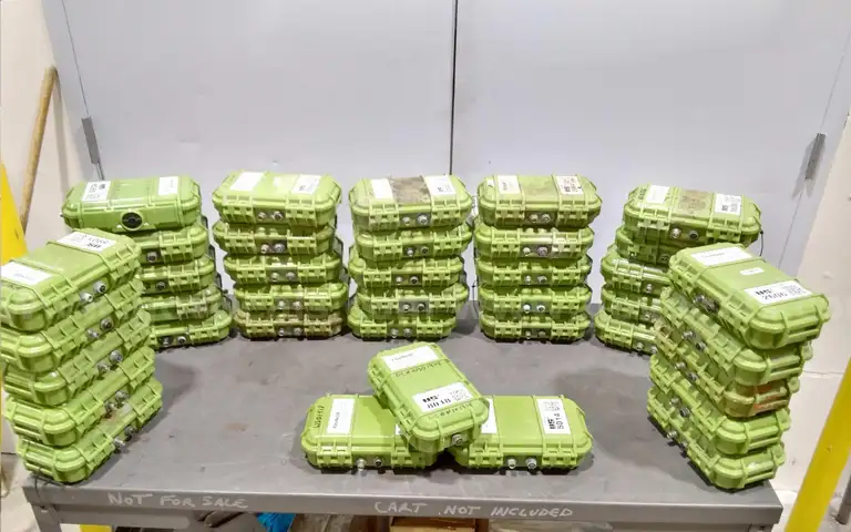 Lot of (38) Flexnode Battery Powered Monitoring and Alerting. for part or repair.