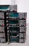 Lot of (17) Harris/M/A-Com, M7300/M5300 mobile radios, with control heads.