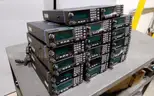 Lot of (17) Harris/M/A-Com, M7300/M5300 mobile radios, with control heads.